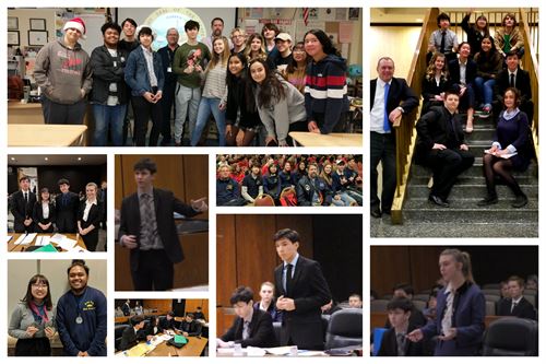 Mock Trial 2019 Team collage